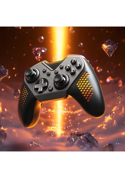 Nyxı Flexi Modüler Kablosuz Oyun Kolu Hall Effect Drift Yapmaz 1000hz Pc Switch İos Android Uyumlu Siyah Gamepad