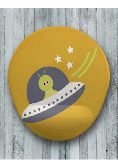 Alien Oval Bilek Destekli Mouse Pad Mousepad