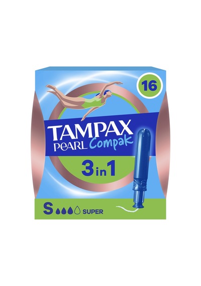 Tampax Tampon Pearl Compak Super 16'lı - 7 Adet Tarı
