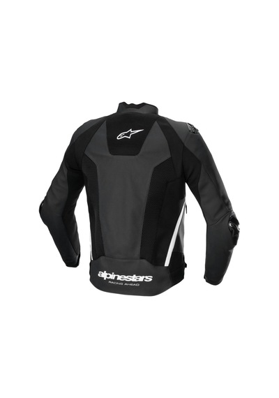 Alpinestars Missile V3 Airflow Deri Korumalı Motosiklet Montu Siyah Beyaz