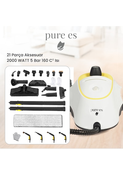 Pure Es P501 Yüksek Basınçlı Buharlı Temizleyici