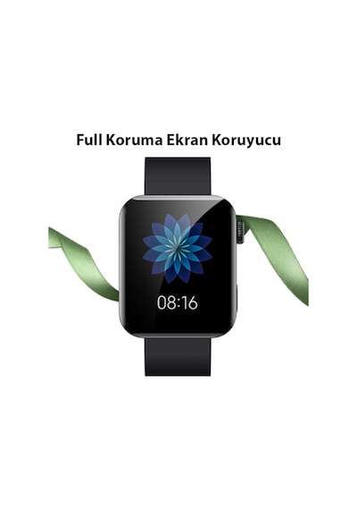 Xiaomi Redmi Watch 3D Full Kaplama Ekran Koruyucu Pet+Pmma (523359881)-Siyah