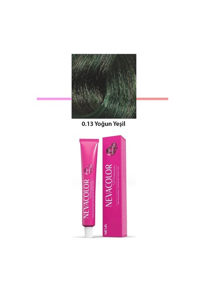 Hubrendy Tedarik Premium 0.13 Yoğun Yeşil - Kalıcı Krem Saç Boyası 50 G Tüp