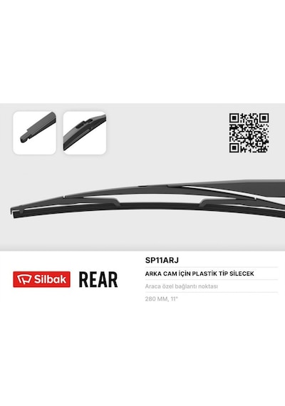 Silecek - 392 - Süpürgesi Arka Plastik Tip 200mm Mercedes-benz - Edntrend - B-class 09/11