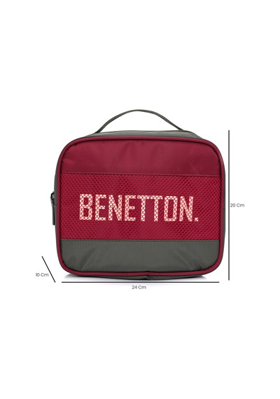 United Colors Of Benetton Erkek Çocuk 3'lü Çanta Seti 21031 Bordo-haki