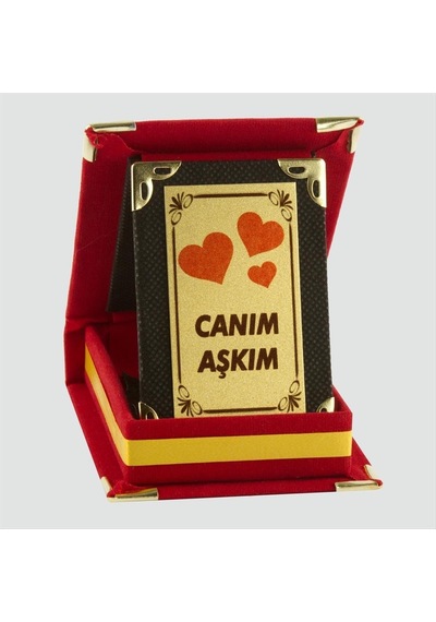 Canım Semeglbl - 48 Aşkım Plaketi-kırmızı Çok Renkli