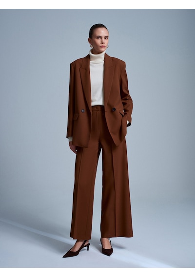 Dilvin 60767 Blazer Ceket-kiremit Kiremit
