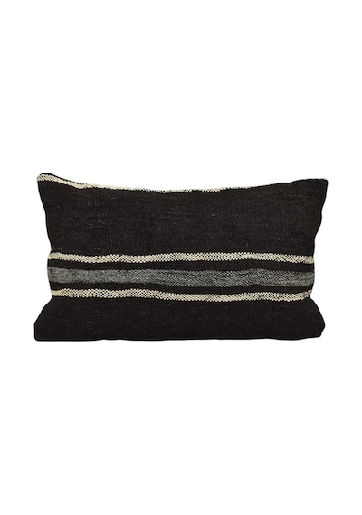 Zehra Abla Halı Yeni El Dokuma Dekorluk Lumbar Kilim Kırlent Yastık Kılıfı 7500 Çok Renkli