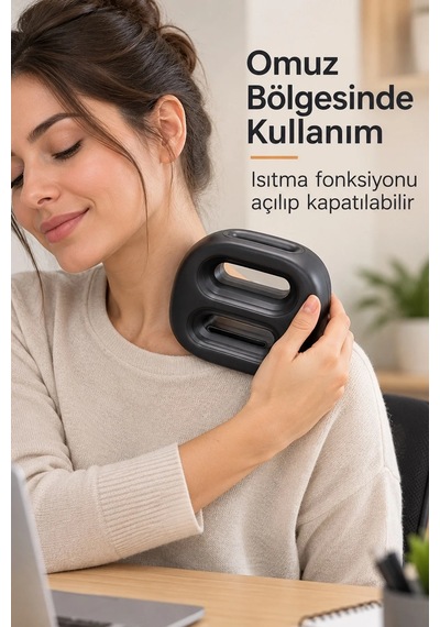 Ers Isıtmalı Ve Titreşimli Şarjlı Kemerli Masaj Aleti