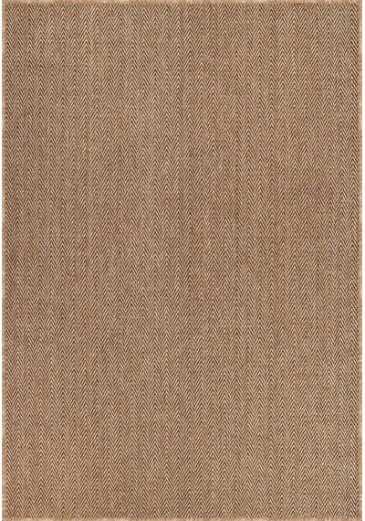 Kahve Ve Siyah Balıksırtı Sisal Halı - Fm03bl