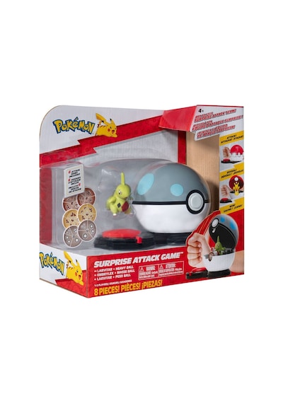 Pokemon Sürpriz Atak Oyun Seti - Larvitar + Heavy Ball