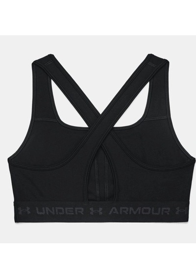 Under Armour Ua Crossback Mid Kadın Spor Sütyeni 1361034-001 Siyah
