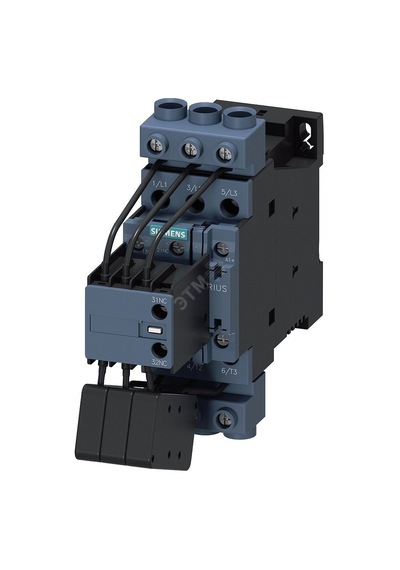 Sıemens 3rt2628-1ap05 3rt2 Serisi Kondansatör Kontaktörü, 400 V Ac, 11..33kvar, 1no+2nc, Boy S0