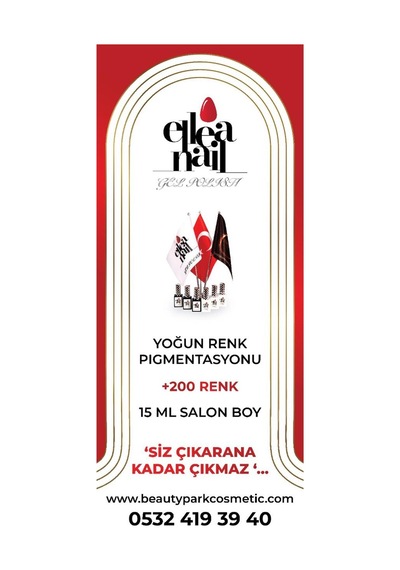 Ellea Nail 3'lü Simli Renk Kalıcı Oje Seti