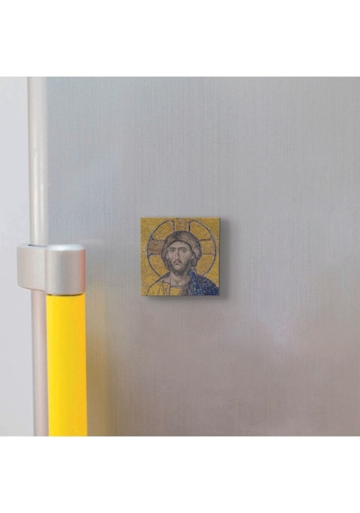 Ayasofya- Hz. İsa Mozaiği Baskılı Taş Magnet 5x5