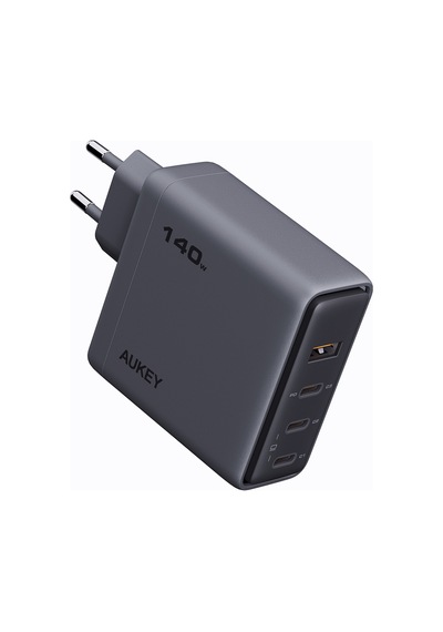 Aukey Pa-c6-gy Comet Mix 140w 4 Port Pd Destekli Gan Duvar Şarj Cihazı - Gri