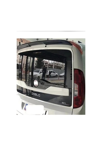 Fiat Doblo 2015+ Piano Black Arka Spoiler Bagaj Üstü Spoiler Parlak Siyah