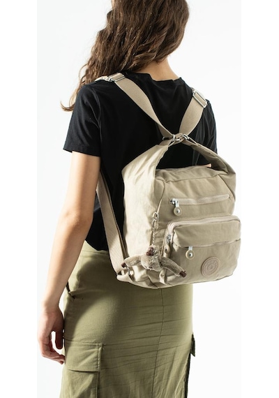 Baginn İster Sırt İster Omuz İster Çapraz Askılı Fonksiyonel Kullanım Kadın Çantası 28 28 Cm 571 Collection Krem