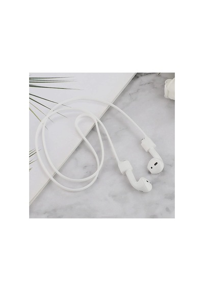 Manyetik Airpods Kaybolmaz Askı İpi Yumuşak Silikon, Güçlü Mıknatıs, Evrensel Uyum Beyaz Diğer