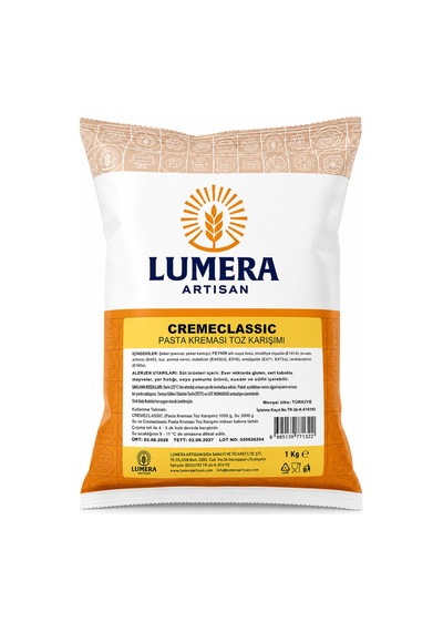 Lumera Cremeclassic Pasta Kreması Toz Karışımı 1 Kg
