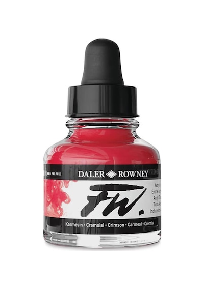 Daler Rowney Fw Ink Akrilik Mürekkep 29.5 Ml Crimson 513 Diğer