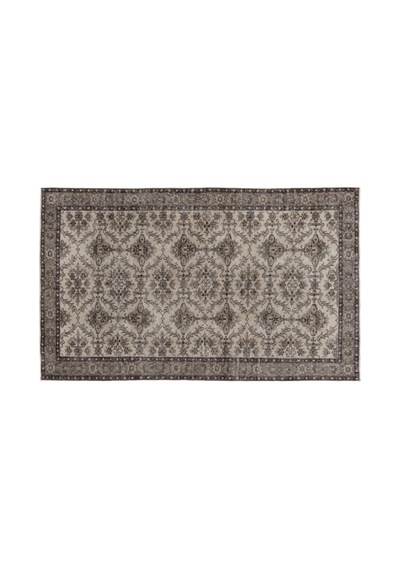 El Dokuması Vintage Yün-pamuk Bej Halı 8817 152 X 246 Cm