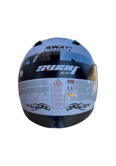 Sway SW 700 Yarım Motosiklet Kask Beyaz