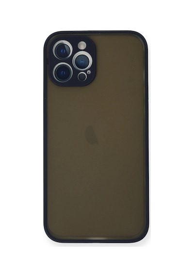 Apple iPhone Uyumlu,12 Pro Kılıf Montreal Silikon Kapak - Lacivert