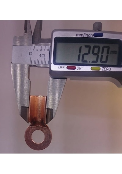 10 Adet Ba25 25 Nolu Bakır Başlık Kablo Ucu Terminal Fiş