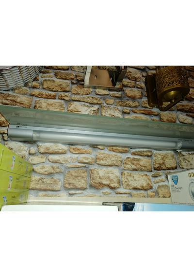 Dekoratif Camlı 13W Armatür Beyaz
