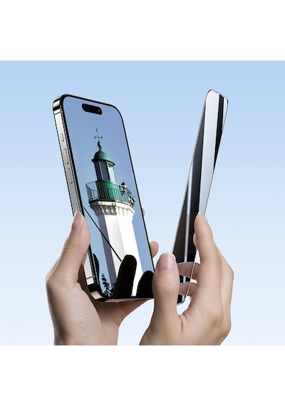 Apple Uyumlu   iPhone 16 Pro Max Benks Ultra Shield 0.3mm Ekran Koruyucu Uygulama Aparatlı