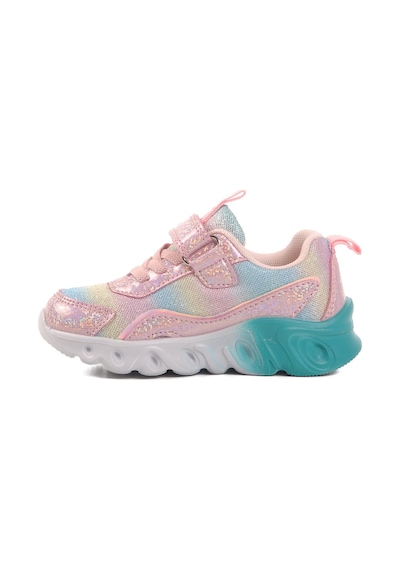 United Colors of Benetton Pembe Cırtlı Işıklı Kız Çocuk Spor Ayakkabı Bnı-10136 B