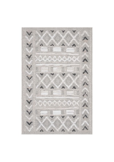 Cool Halı Adora Bej İnce Halı Kilim Pamuk Taban Etnik Desen Yumuşak Oturma Odası Yatak Odası Halısı