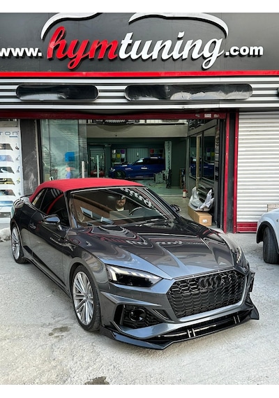 Audi A5 Rs 5 Ön Tampon Lipi 3 Prç 2019-2023 Parlak Siyah