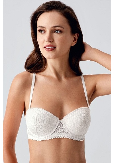 New Bra 33-8355 Destekli Sütyen ekru