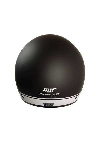 Mts FX-101 Çenesiz Kask Mat Siyah - Beyaz