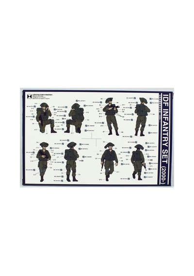 4 Adet 1/35 Idf Piyadesi 2000- Figür Maketi, Meng Hs-004