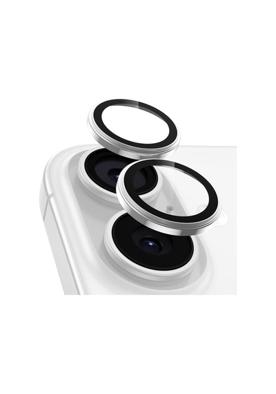 Apple iPhone Uyumlu 17 İle Uyumlu Kamera Lens Koruyucu Alüminyum Alaşım Çerçeveli Telefon Lensi Temperli Cam Koruma Gümüş Sku: Zeusb0hj3wj2ft -