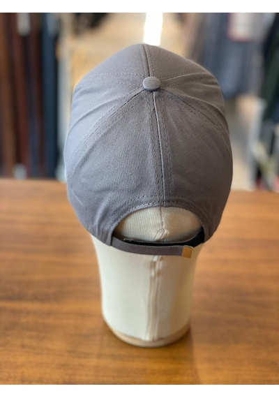 Hamze Düz Basic Pamuklu Unisex Cap Şapka Gri