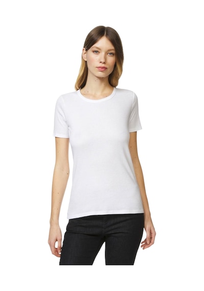 United Colors Of Benetton Basic Kısa Kollu Bisiklet Yaka T-shirt Beyaz