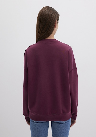 Mavi - Lux Touch Tencel Tm Modal Bordo Sweatshirt 168837-70426 Bordo