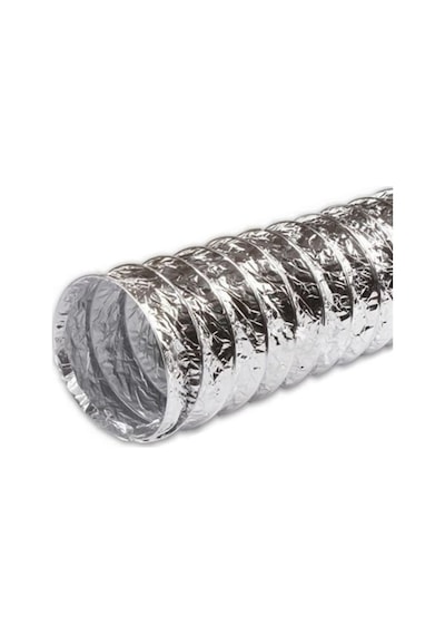 10 Metre Esnek Bükülür Aspiratör Havalandırma Borusu 127 Mm X 10metre