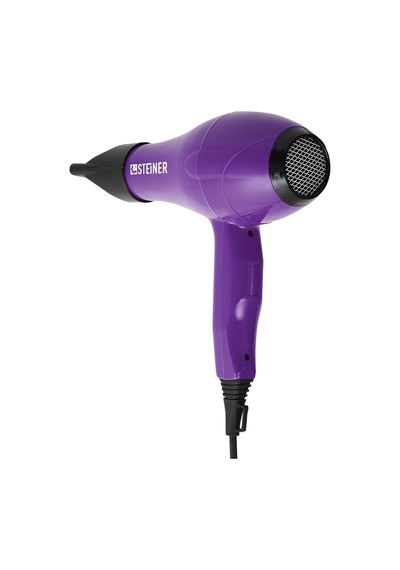 Tr Alman 3600 Watt Profesyonel Saç Kurutma Makinesi Fön Makinesi Ac Motor Ms-9001 Mor + 2 Adet Başlık