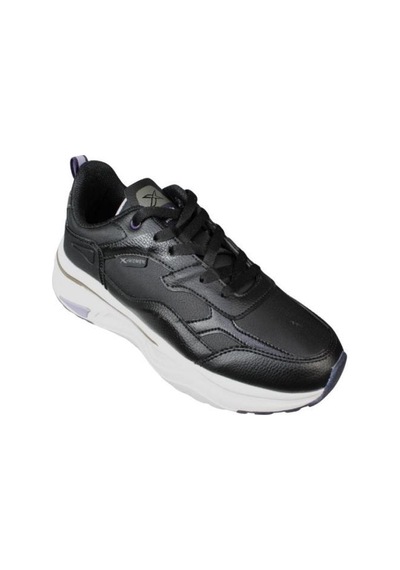 Kinetix Kadın Siyah Kalın Taban Sneaker Yürüyüş Günlük Spor Ayakkabı 001
