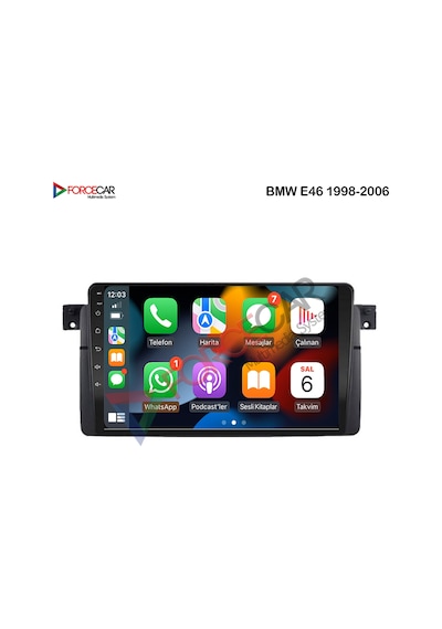 BMW E46  ANDROİD MULTİMEDYA 2_32 KABLOSUZ CARPLAY