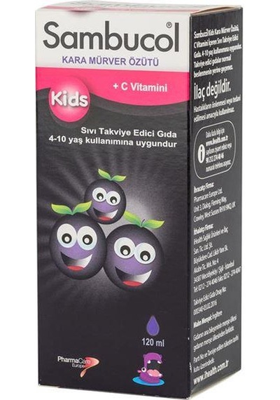 Sambucol Kids Black Elderberry Extract Şurup 120 Ml