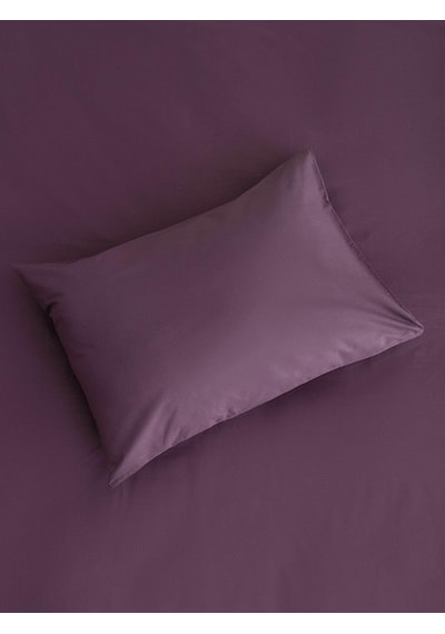Çift Kişilik Pamuklu Ranforce Lastikli Nevresim Takımı 200x220 - Gül Kurusu Diğer