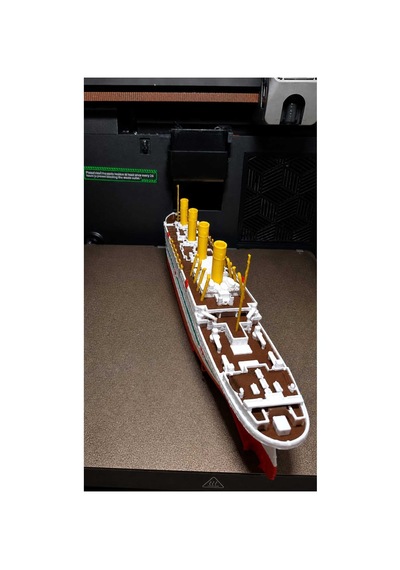 Hmhs Britannic 3d Gemi Maketi Detaylı Hastane Gemisi Koleksiyon Modeli