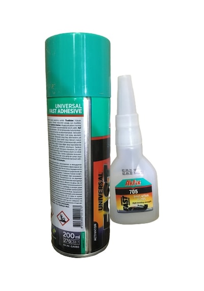 Akfix 705 Mdf Kit Hızlı Yapıştırıcı 200Ml+50Gr