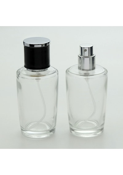 Parfüm Şişesi 50 Ml 3 Adet Konik Silindir Şişe Kolay Kapama